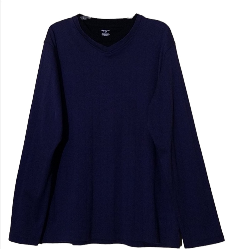 Covington Long Sleeves Ribbed Shirt Size L - Picture 1 of 12